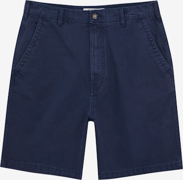 Pull&Bear Normální Chino kalhoty – modrá: přední strana