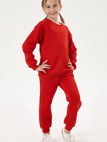 LOUIS LECLER Joggingpak 'Sofia' in Rood