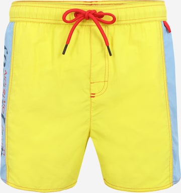 Shorts de bain 'CAY BAY' DIESEL en jaune : devant