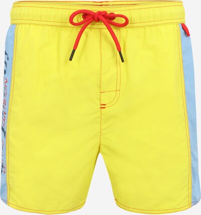 DIESEL Badeshorts 'CAY BAY' in navy / hellblau / gelb / rot, Produktansicht