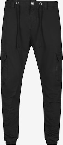 Pantalon cargo Urban Classics en noir : devant