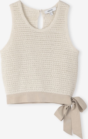 Ipekyol Knitted Top in Beige: front