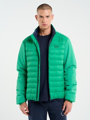BIG STAR Winter Jacket 'August' in Green: front