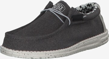 HEY DUDE Moccasins '40022' in Black: front
