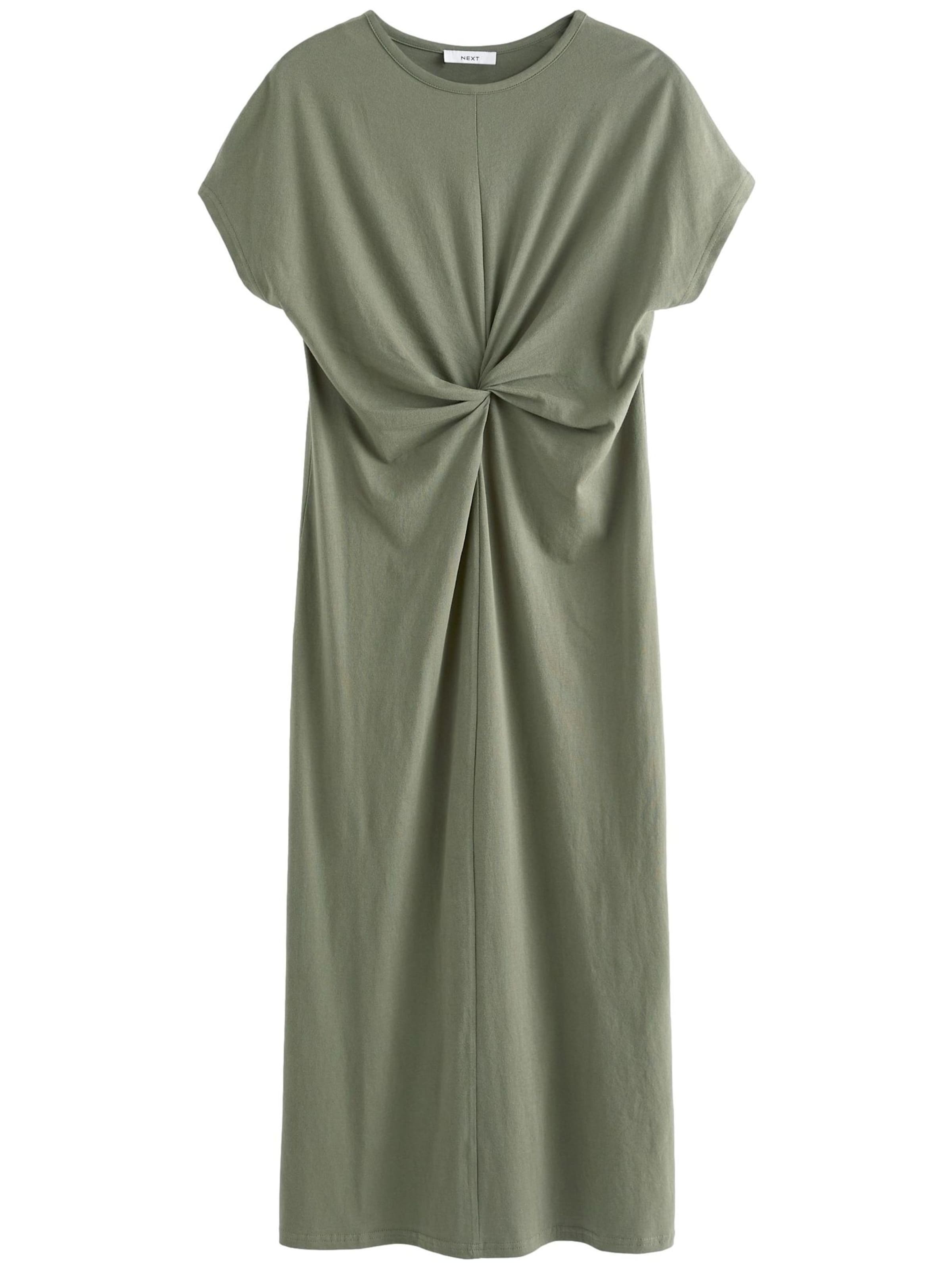 Next Лятна рокля в зелено: отпред