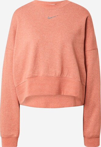 Sweat de sport Nike Sportswear en orange : devant