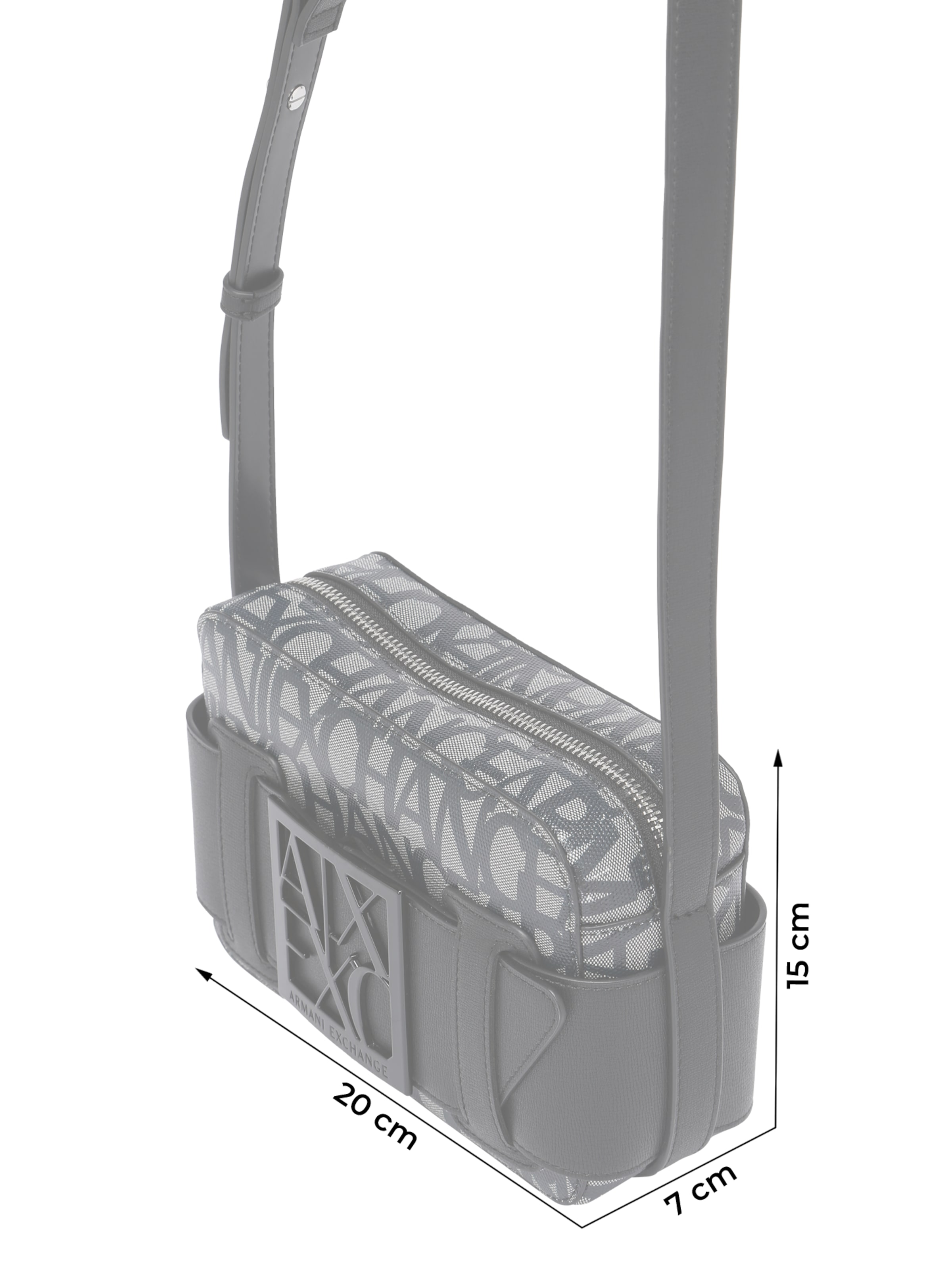 ARMANI EXCHANGE Чанта с презрамки в черно