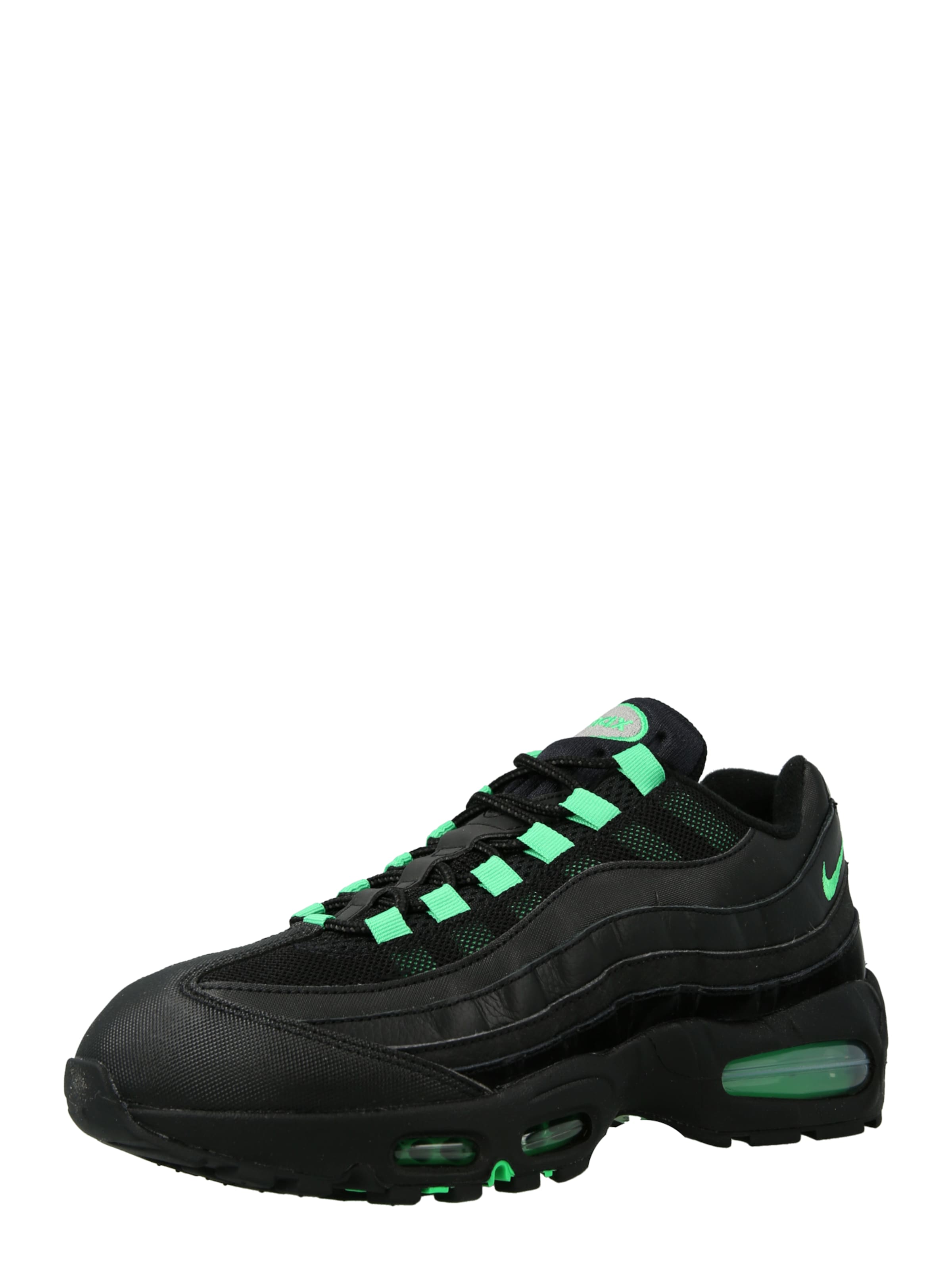 Sneaker low 'Air Max 95' de la Nike Sportswear pe negru: față