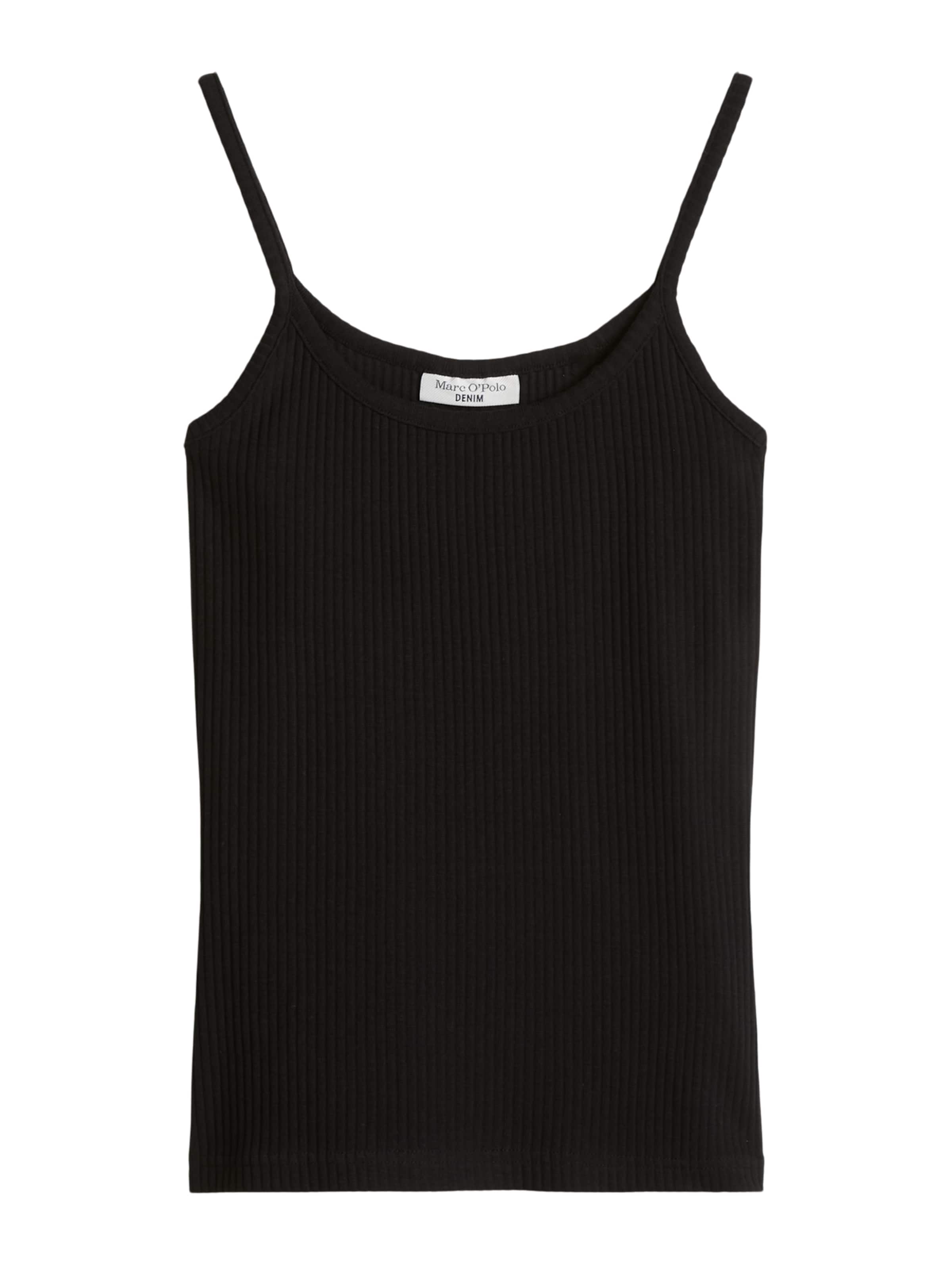 Marc O'Polo DENIM Top in Zwart: voorkant