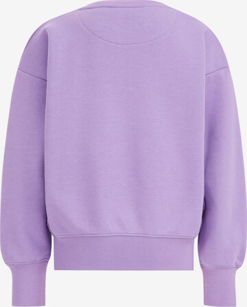 WE Fashion Sweatshirt 'Meisjes' in Purple