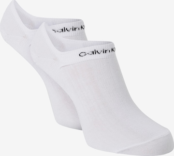 Calvin Klein Socks in White: front