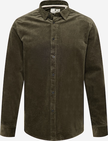 anerkjendt Button Up Shirt 'AKLEIF' in Green: front