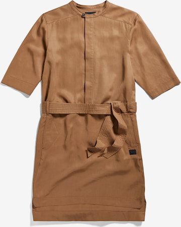 Robe G-Star RAW en marron : devant