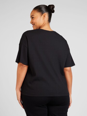 Noisy May Curve Shirt 'MAE' in Black