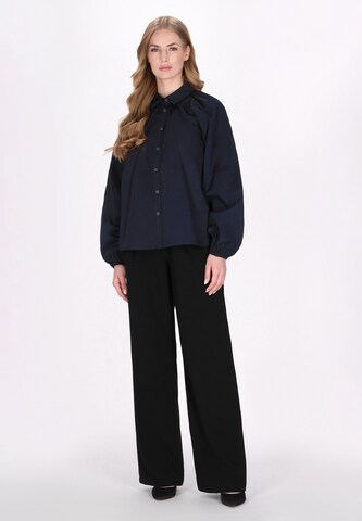 DreiMaster Klassik Blouse 'Classic Look' in Blauw