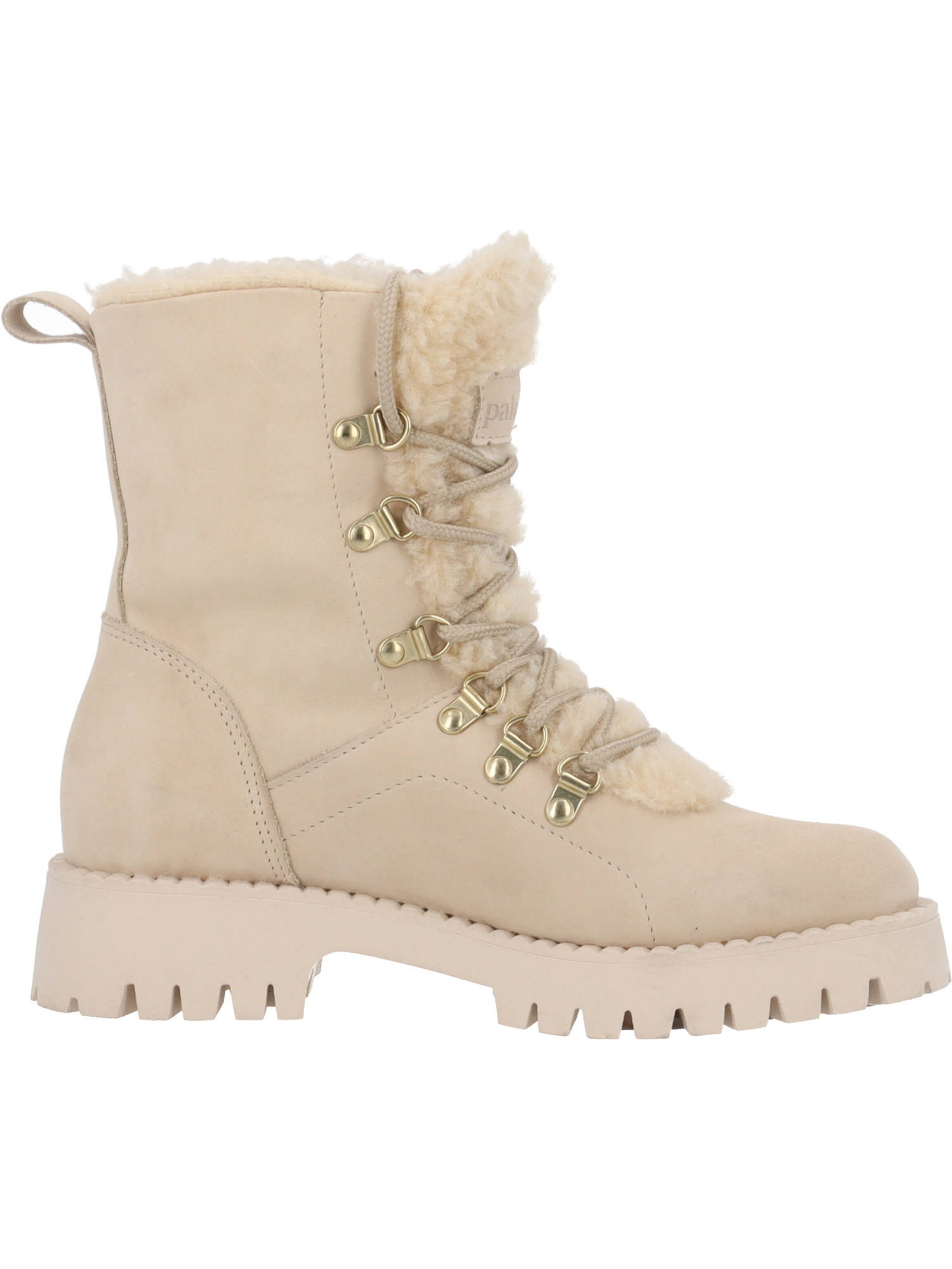 Palado Lace-up boot in Beige