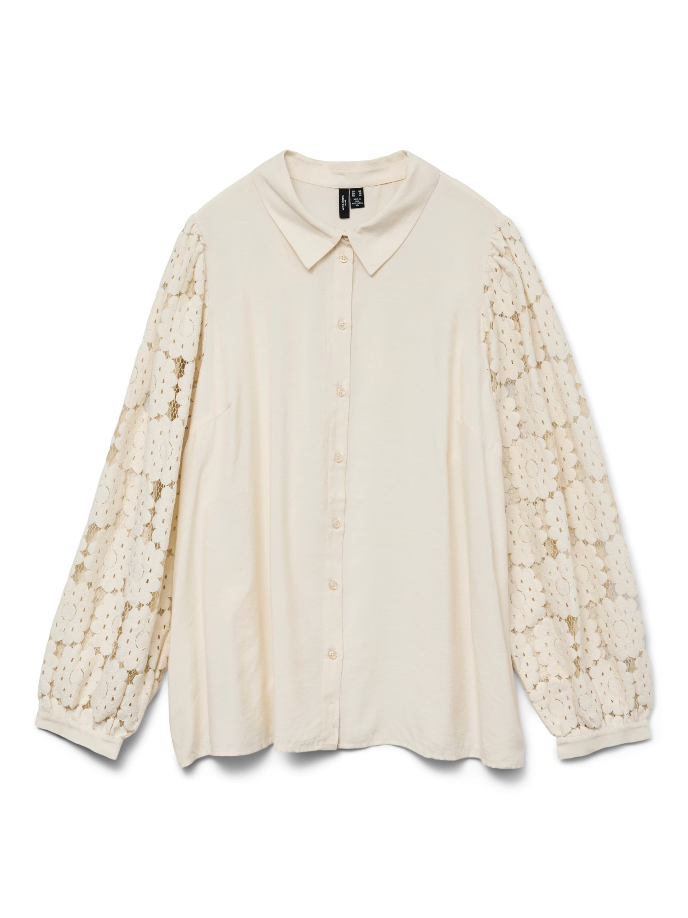 Vero Moda Curve Blouse 'VMCFABENA' in de kleur Wolwit, Productweergave