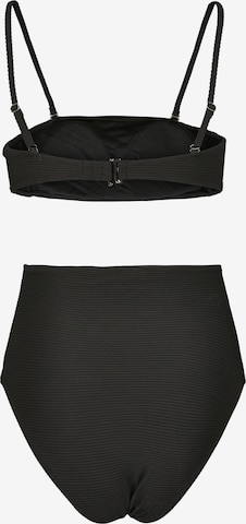 Bandeau Costum de baie două piese de la Urban Classics pe negru