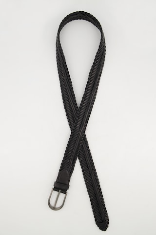 Ceinture Ulla Popken en noir : devant