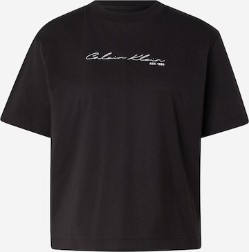 Calvin Klein Jeans Футболка в Черный: спереди