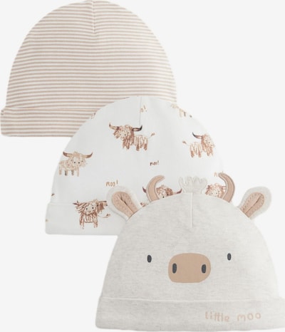 Next Kapa u boja devine dlake (camel) / smeđa / bijela / bijela, Pregled proizvoda