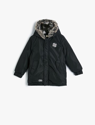 Koton Winter Jacket in Black: front