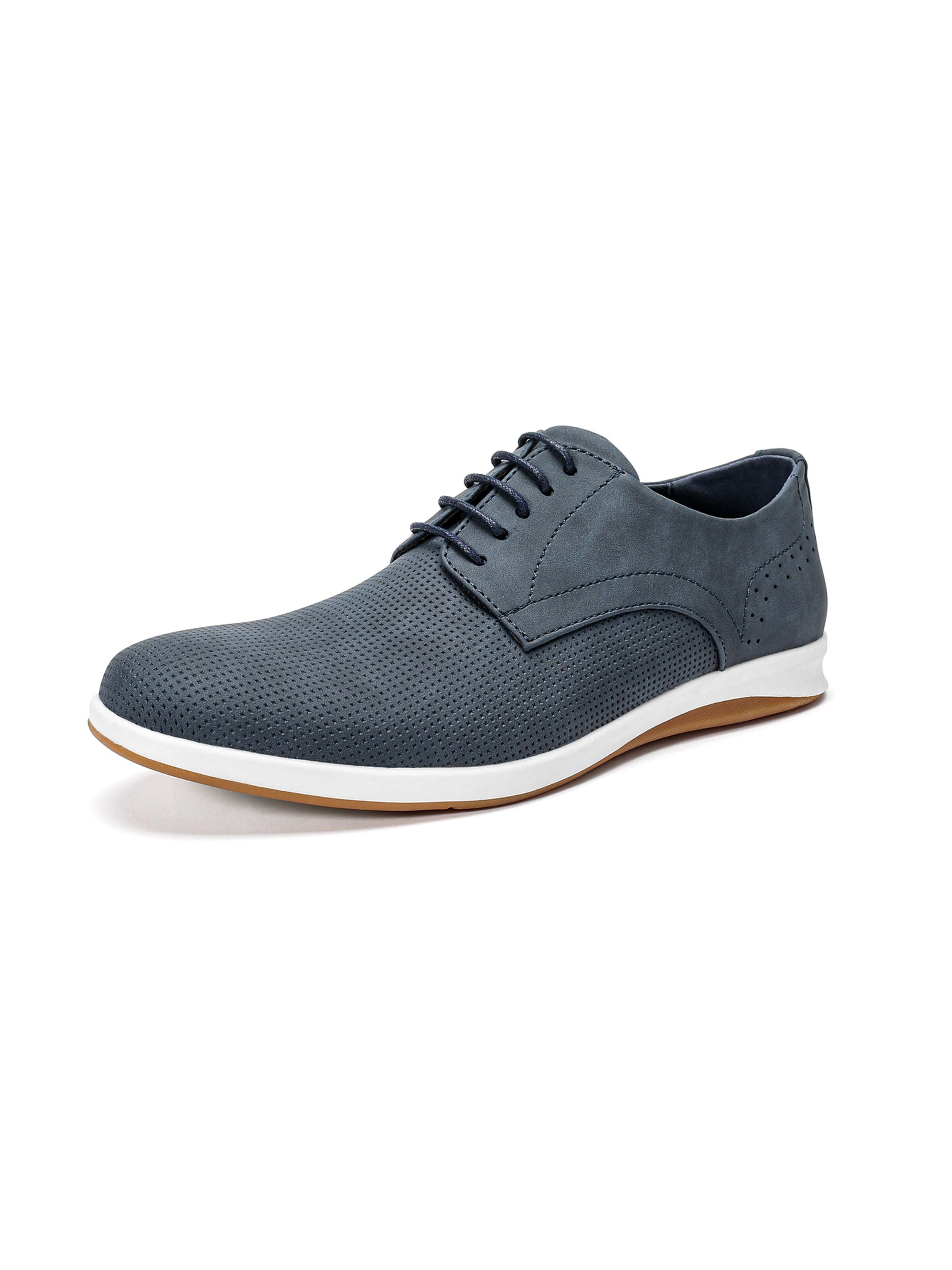 ALLTHEMEN Lace-Up Shoes 'Atmung' in Blue: front