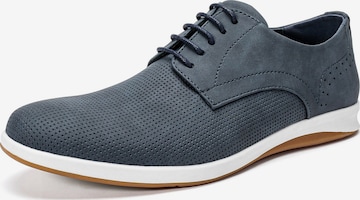 ALLTHEMEN Schnürschuh 'Atmung' in Blau: Vorderseite