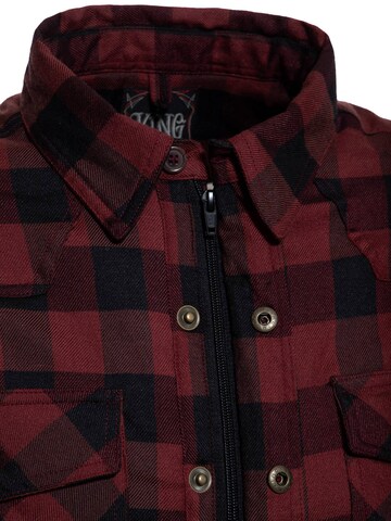 King Kerosin Regular Fit Hemd in Rot