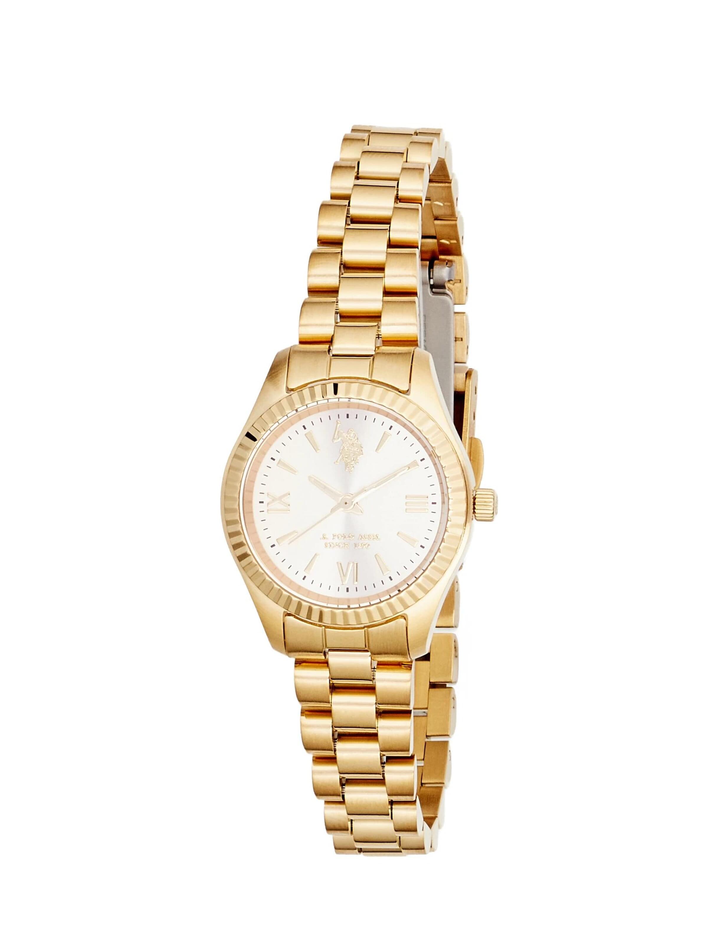 U.S. POLO ASSN. Analog Watch 'Charlotte' in Pink: front