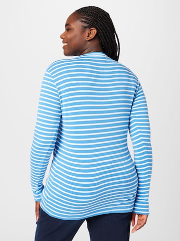 T-shirt 'Lia' KAFFE CURVE en bleu