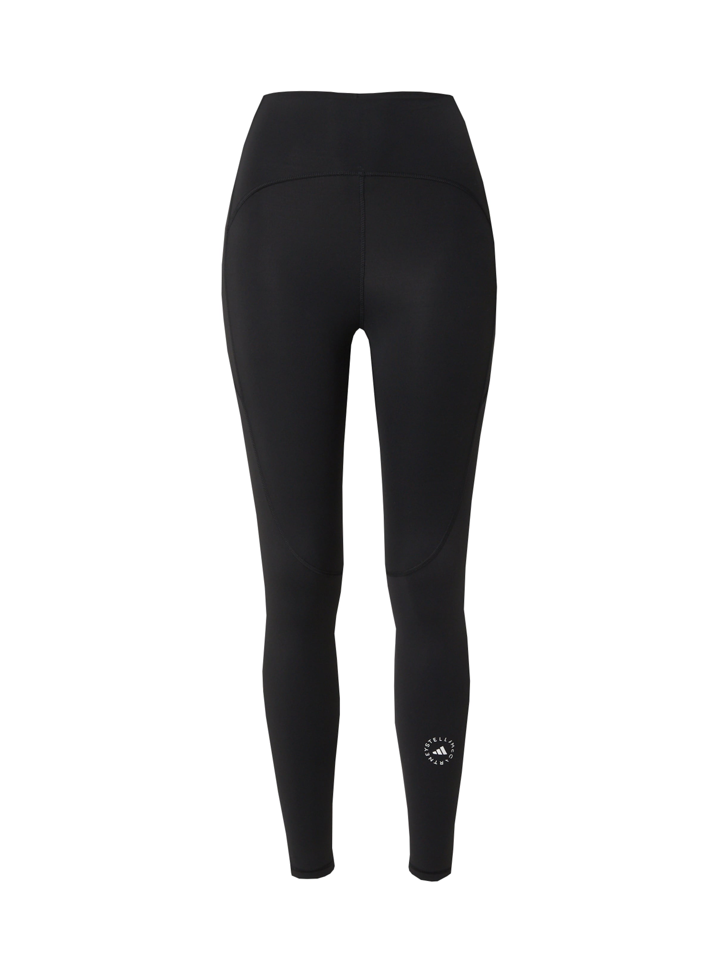 ADIDAS BY STELLA MCCARTNEY Skinny Sportnadrágok 'TrueStrength' - fekete: elől