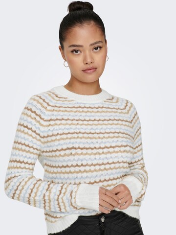 JDY Pullover 'Drea' in Weiß