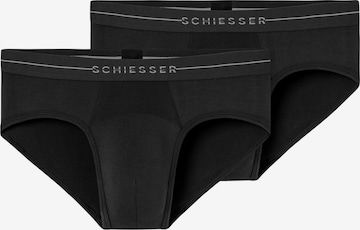 SCHIESSER Slip in Black: front