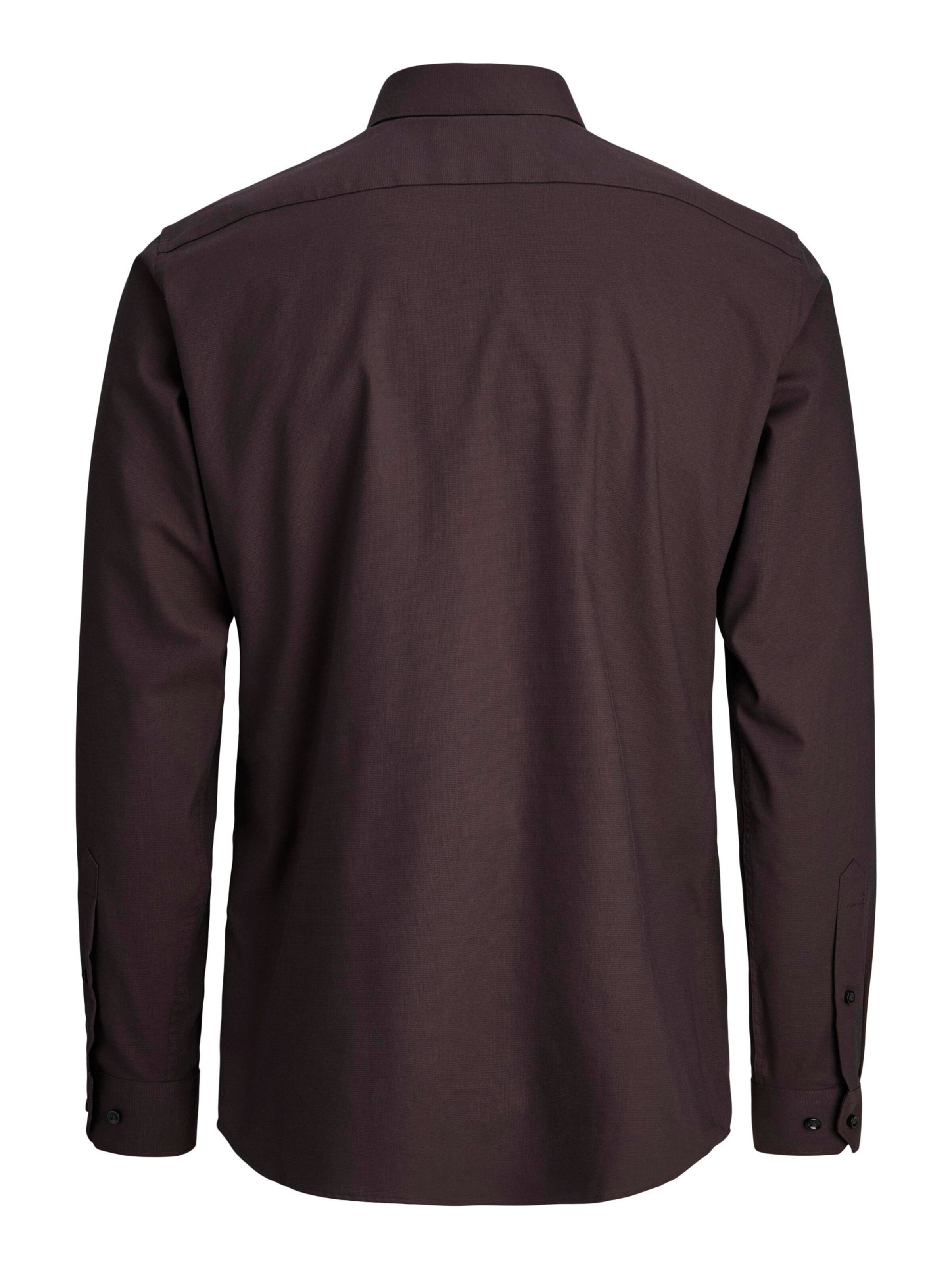 JACK & JONES Slim fit Button Up Shirt in Red