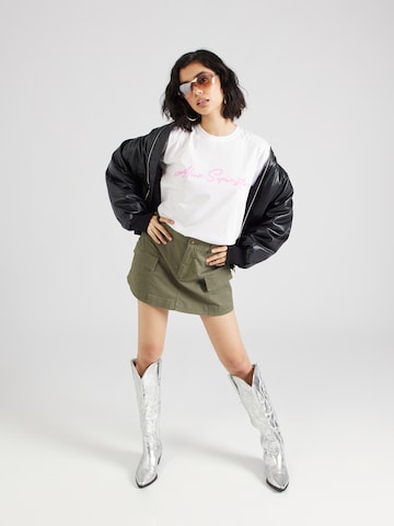 Nasty Gal Shirts 'Alien Superstar' i hvid