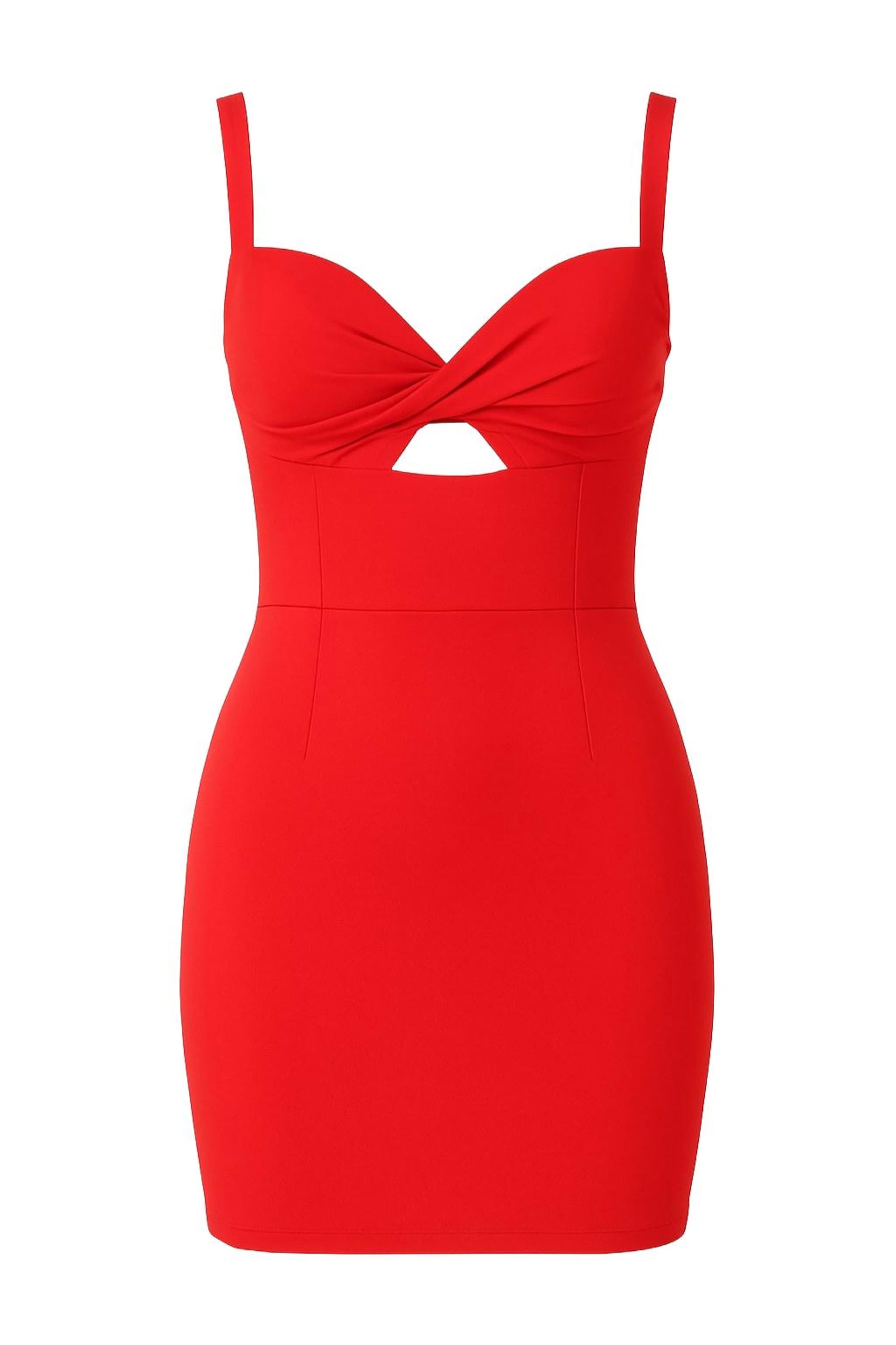 WOMAN VISION Jurk in Rood: voorkant