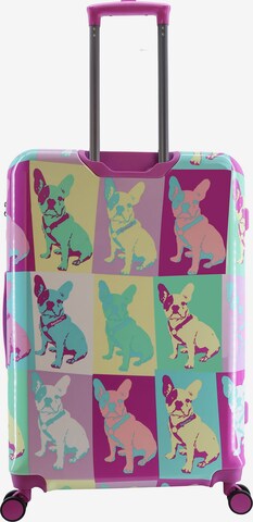 Saxoline Blue Suitcase in Mixed colors