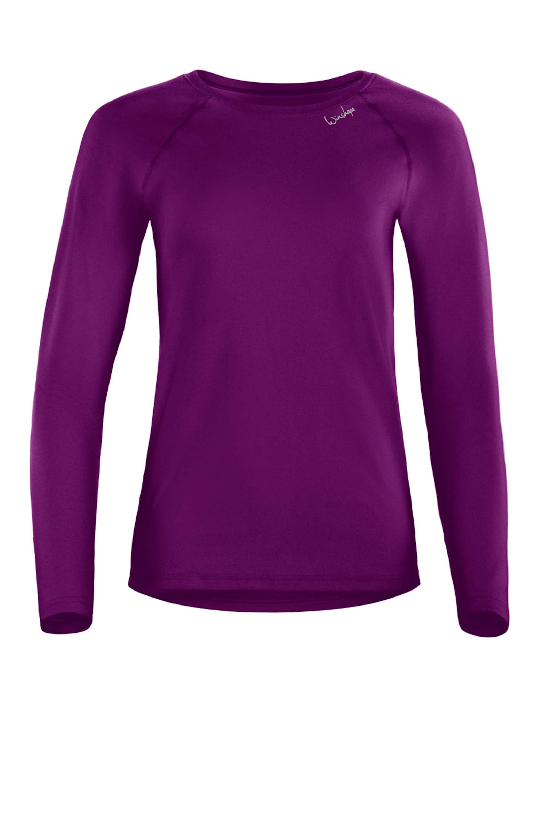 T-shirt fonctionnel &#x27;AET118LS&#x27; Winshape en violet : devant