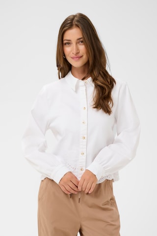Cream Bluse 'CRKajsa' i hvid: forside