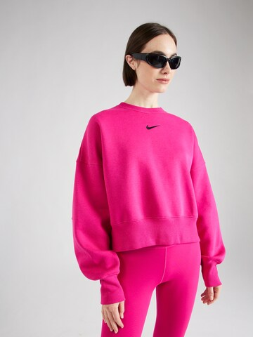 Nike SportswearSweater majica 'Phoenix Fleece' - roza boja