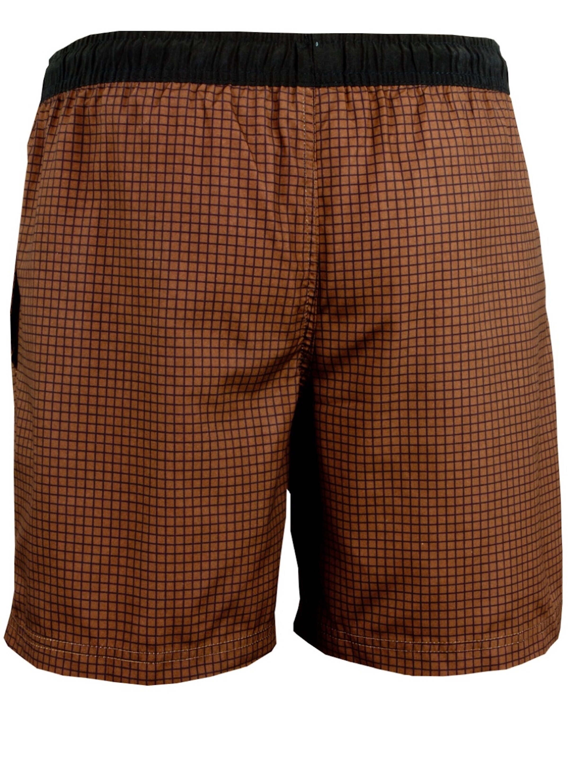 Guggen Mountain Swimming shorts 'Boardshorts Style 6' in Brown