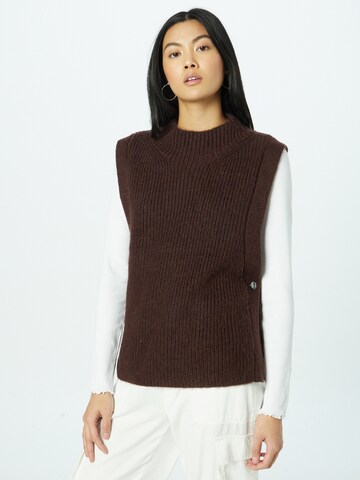 s.Oliver BLACK LABEL Pullover in Braun: Vorderseite