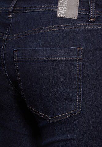 STREET ONE Slimfit Jeans in Blau