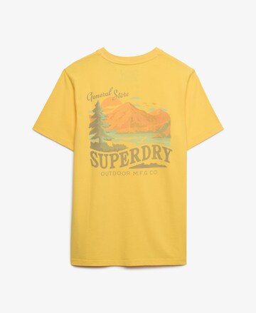 Superdry & Co Shirt 'Outdoors Mountain' in Geel