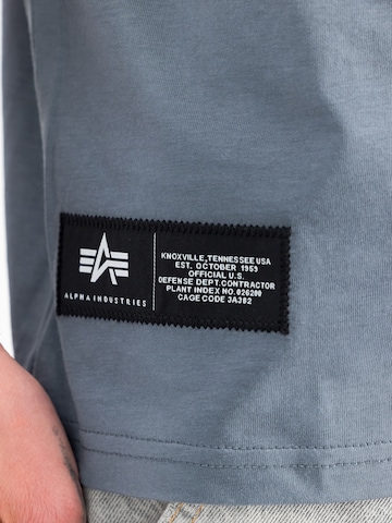 ALPHA INDUSTRIES Shirt in Blue