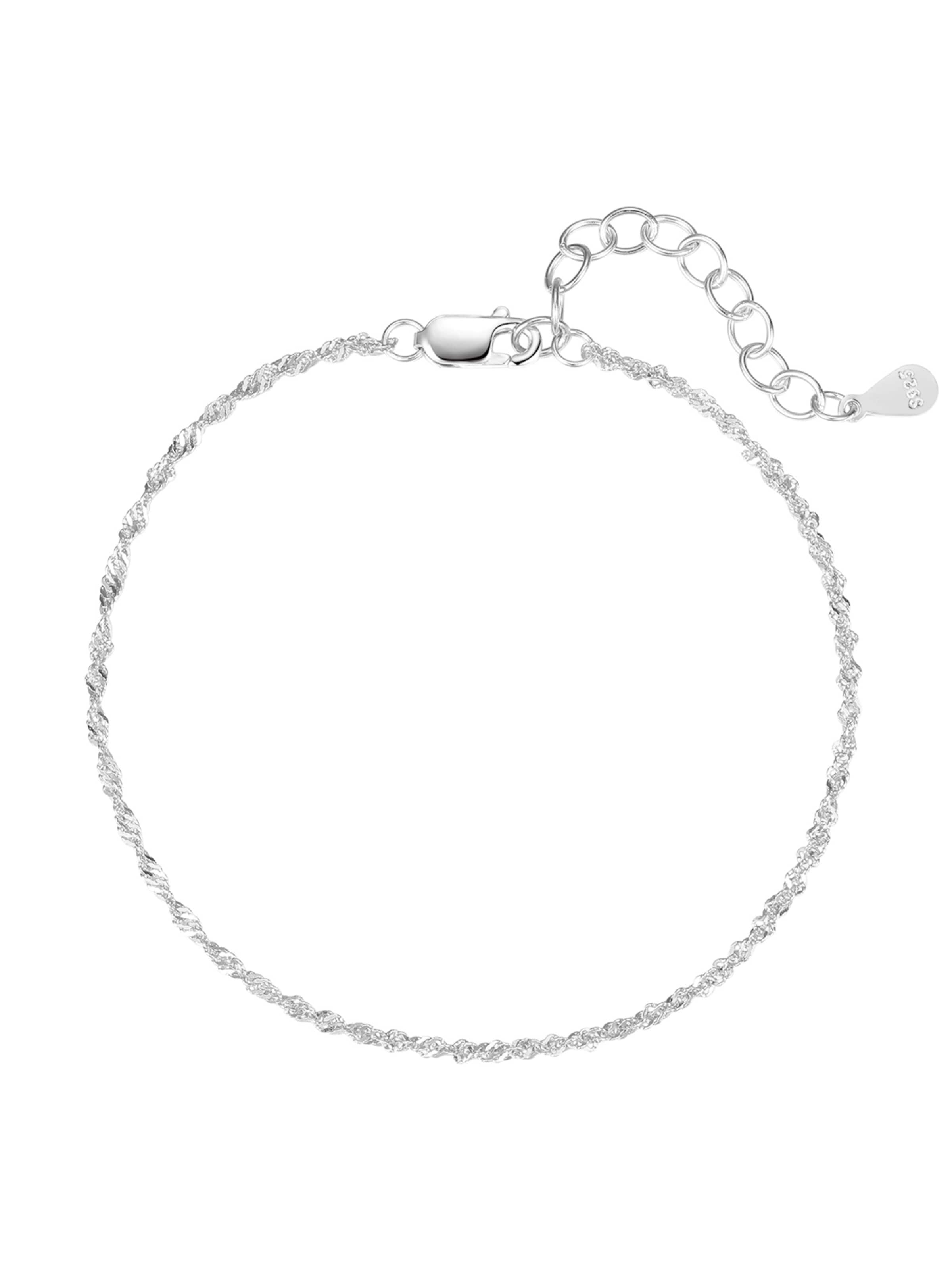 Braccialetto 'Soft Twist' di Hey Happiness in argento: frontale