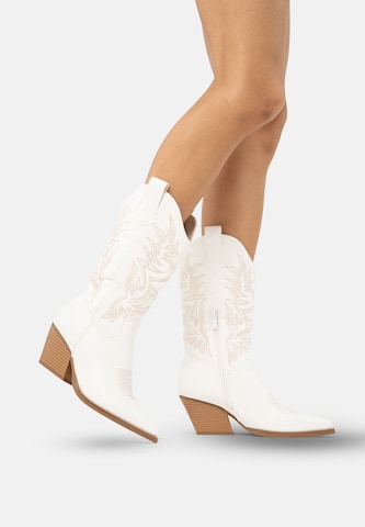 Salinyang Comwboystøvler i hvid