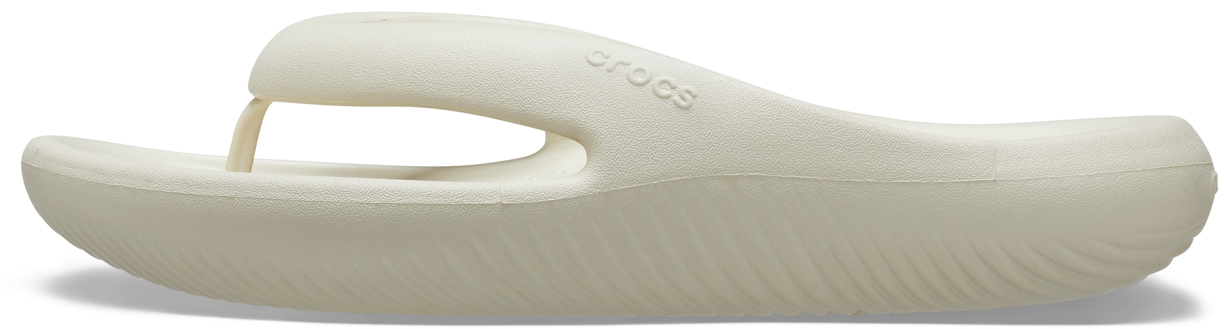 Crocs Σαγιονάρες διχαλωτές 'Mellow Recovery' σε λευκό: μπροστά