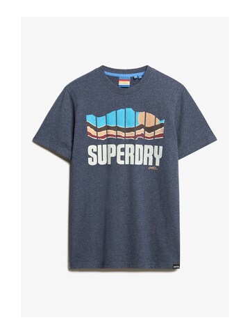 Superdry & Co Póló 'GREAT OUTDOORS' - kék: elől